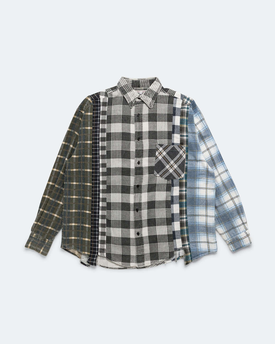 Needles - Rebuild Flannel 7 Cuts Shirt SS26 - X-Large #2 - UP THERE