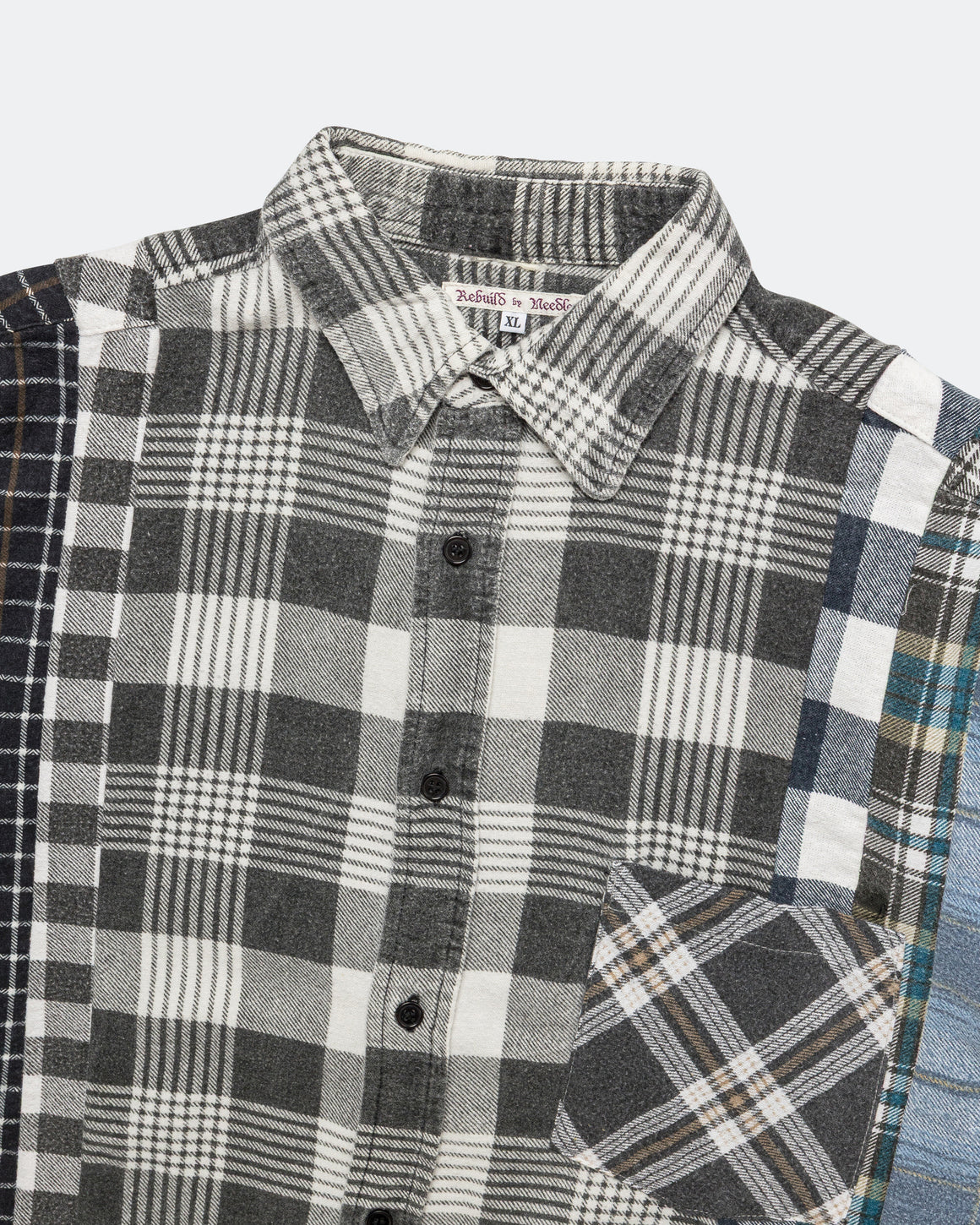 Needles - Rebuild Flannel 7 Cuts Shirt SS26 - X-Large #2 - UP THERE