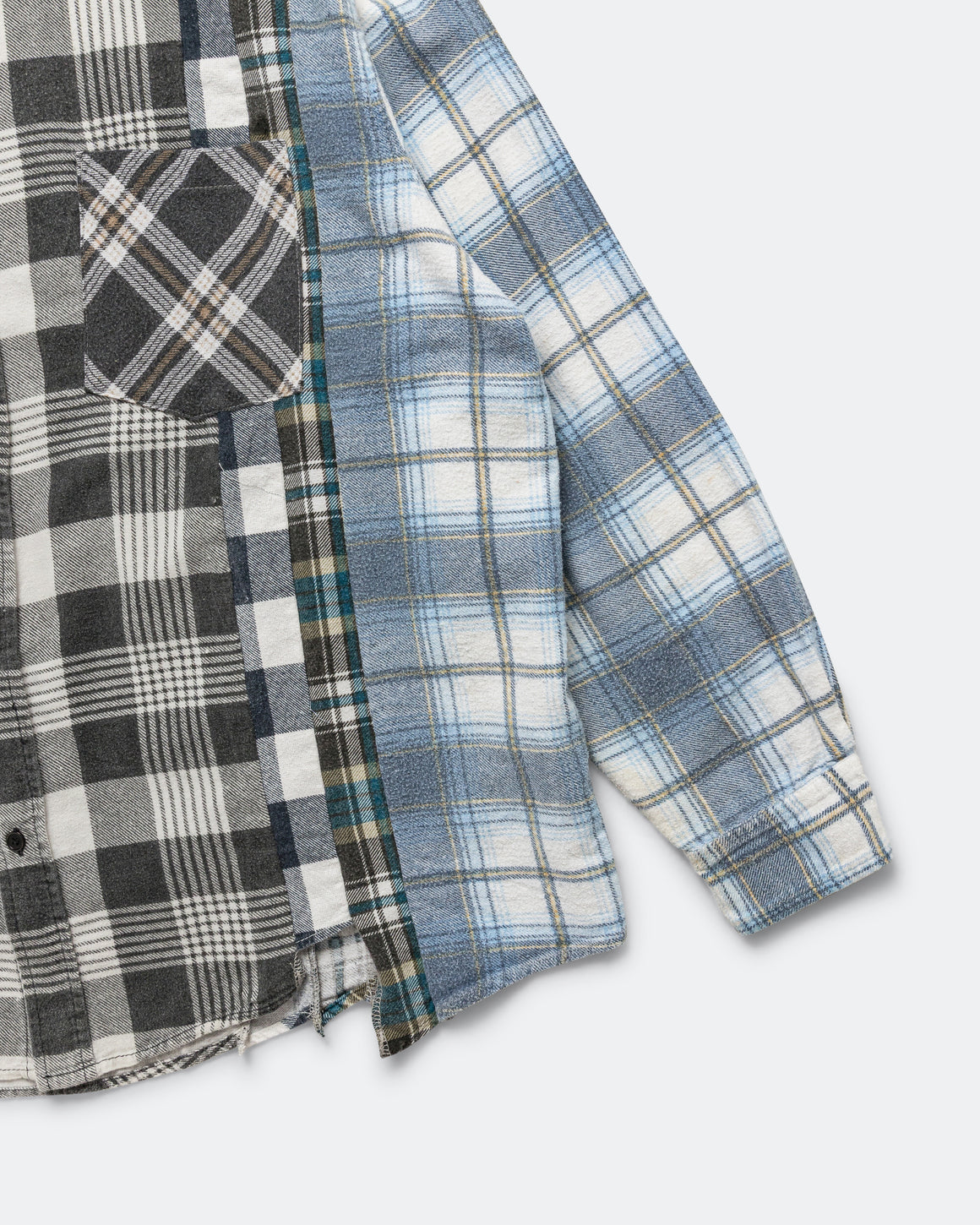 Needles - Rebuild Flannel 7 Cuts Shirt SS26 - X-Large #2 - UP THERE