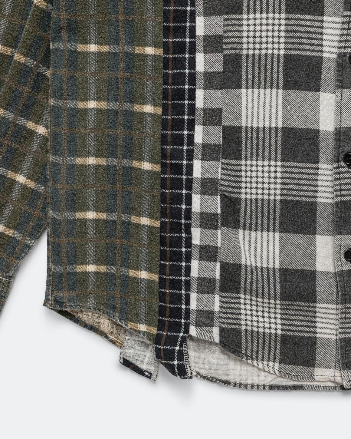 Needles - Rebuild Flannel 7 Cuts Shirt SS26 - X-Large #2 - UP THERE