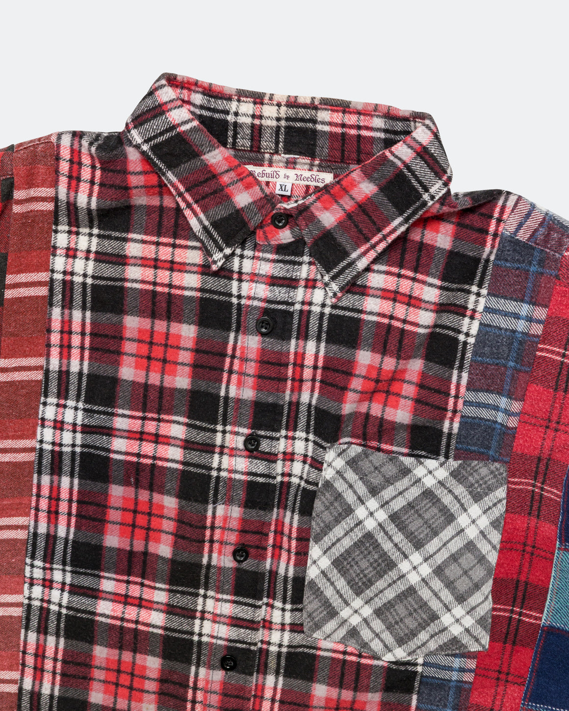 Needles - Rebuild Flannel 7 Cuts Shirt SS26 - X-Large #3 - UP THERE