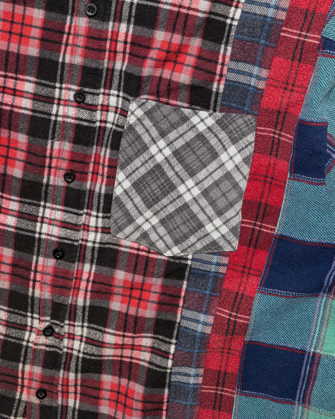 Needles - Rebuild Flannel 7 Cuts Shirt SS26 - X-Large #3 - UP THERE