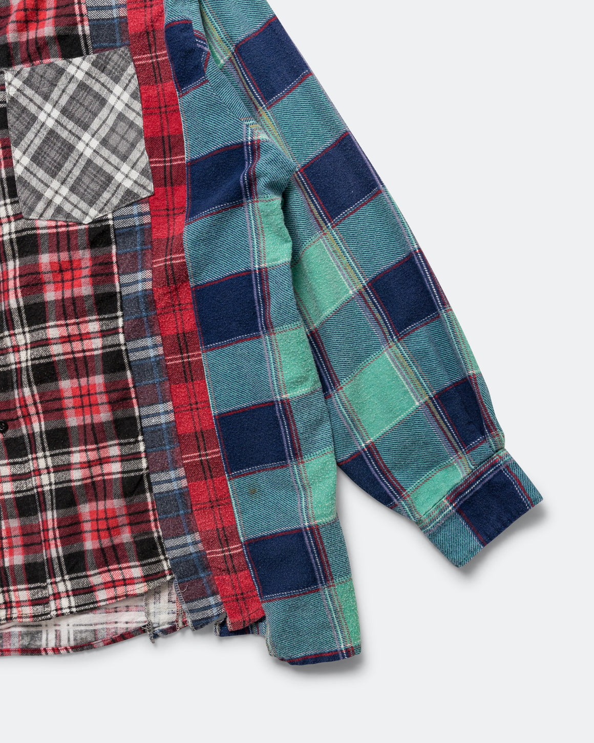 Needles - Rebuild Flannel 7 Cuts Shirt SS26 - X-Large #3 - UP THERE