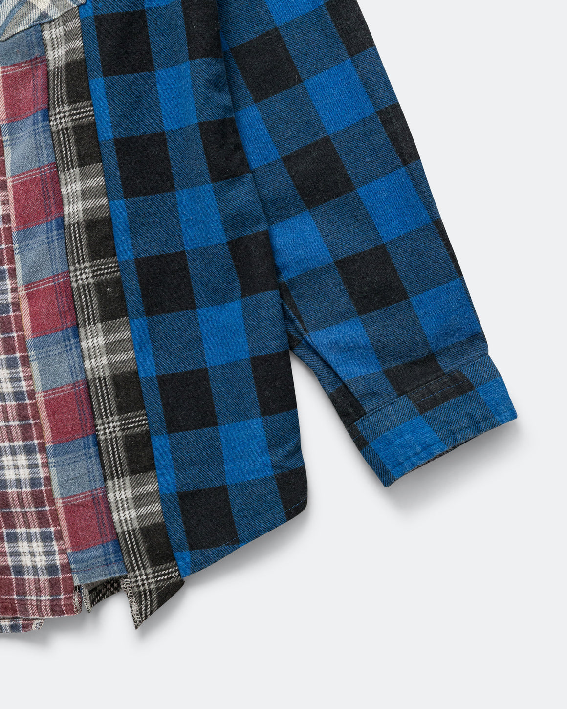 Needles - Rebuild Flannel 7 Cuts Shirt SS26 - X-Small #1 - UP THERE