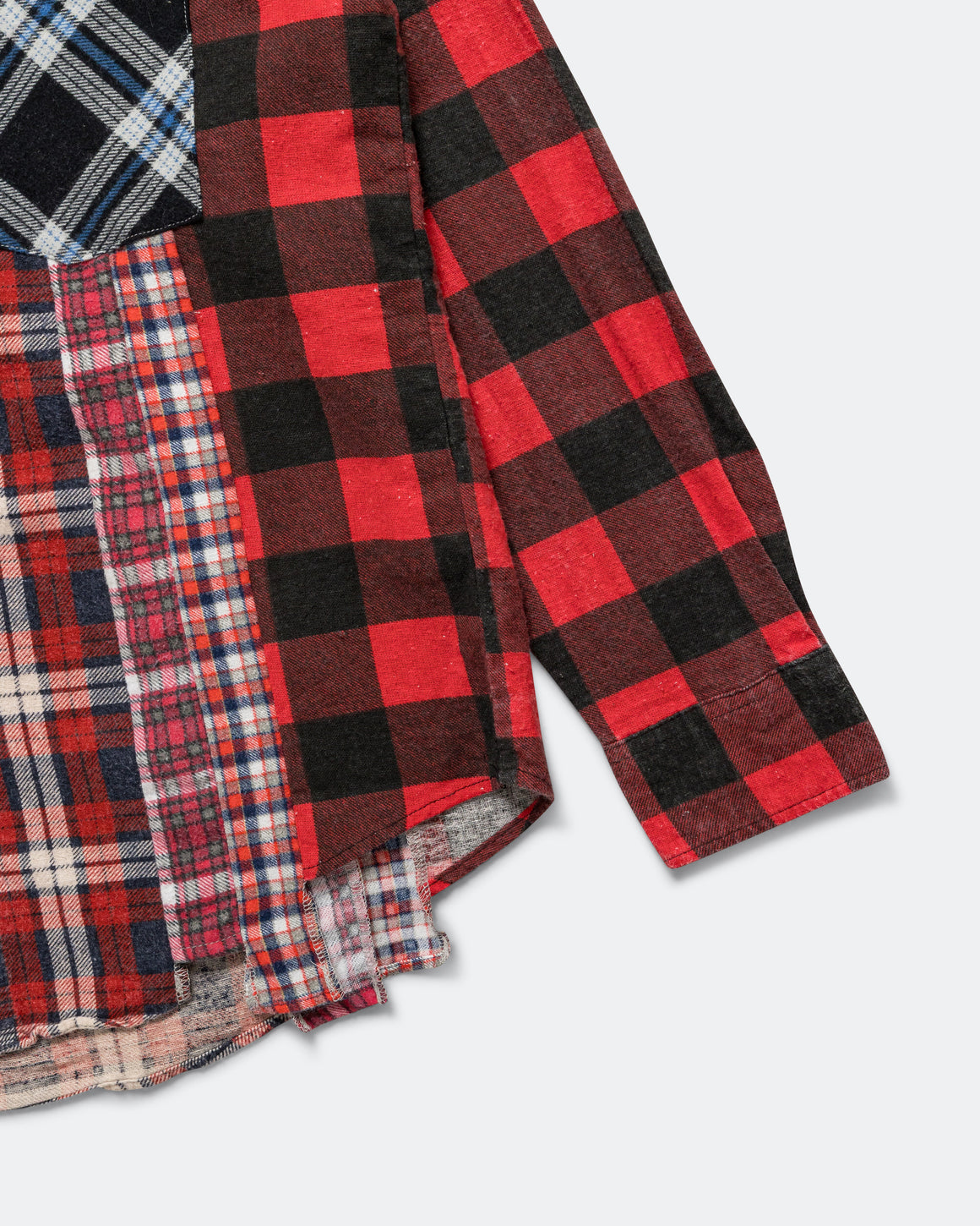 Needles - Rebuild Flannel 7 Cuts Shirt SS26 - X-Small #2 - UP THERE
