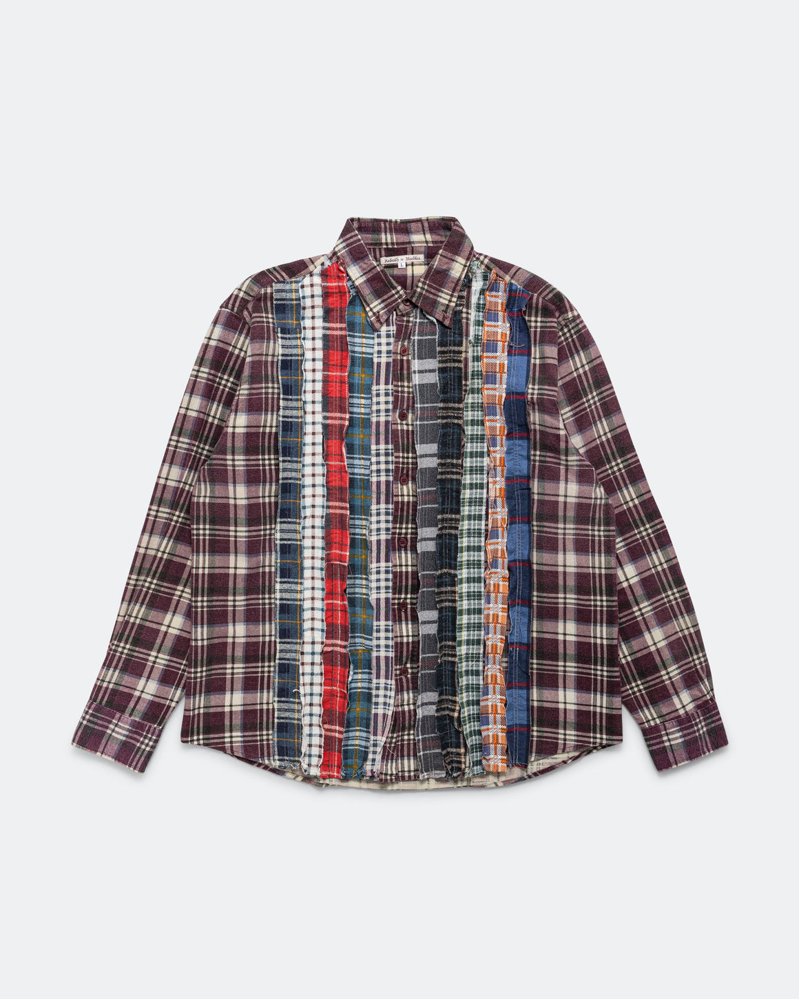 Needles - Rebuild Flannel Ribbon Shirt SS26 - Large #1 - UP THERE