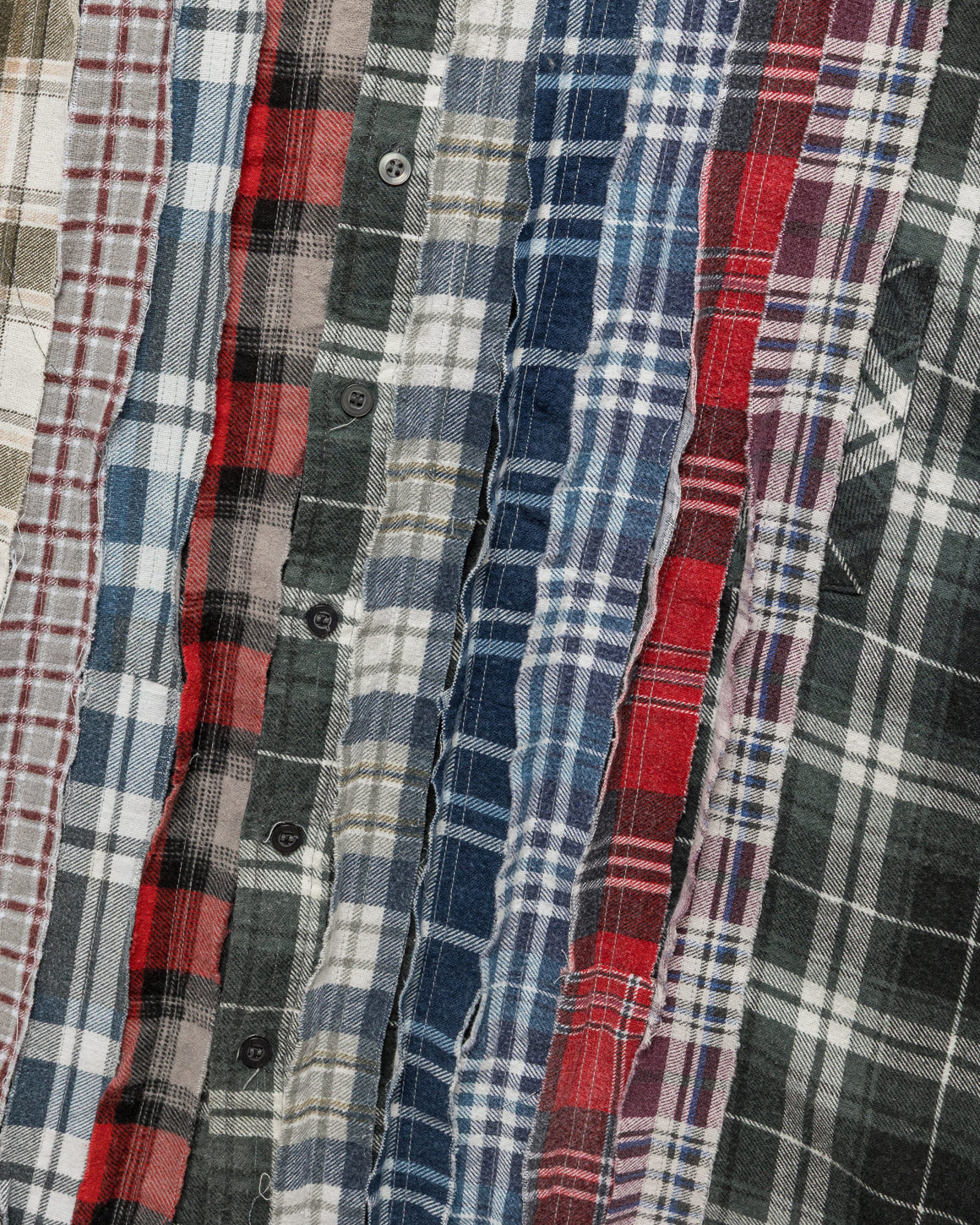 Needles - Rebuild Flannel Ribbon Shirt SS26 - Large #2 - UP THERE