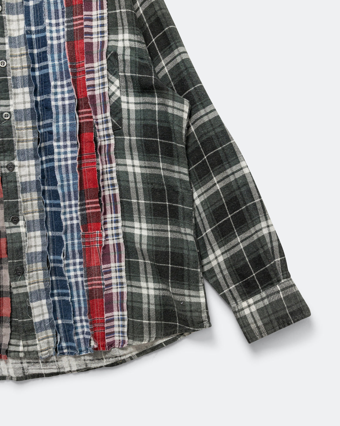 Needles - Rebuild Flannel Ribbon Shirt SS26 - Large #2 - UP THERE