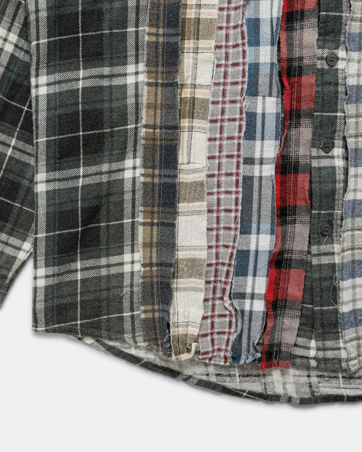 Needles - Rebuild Flannel Ribbon Shirt SS26 - Large #2 - UP THERE