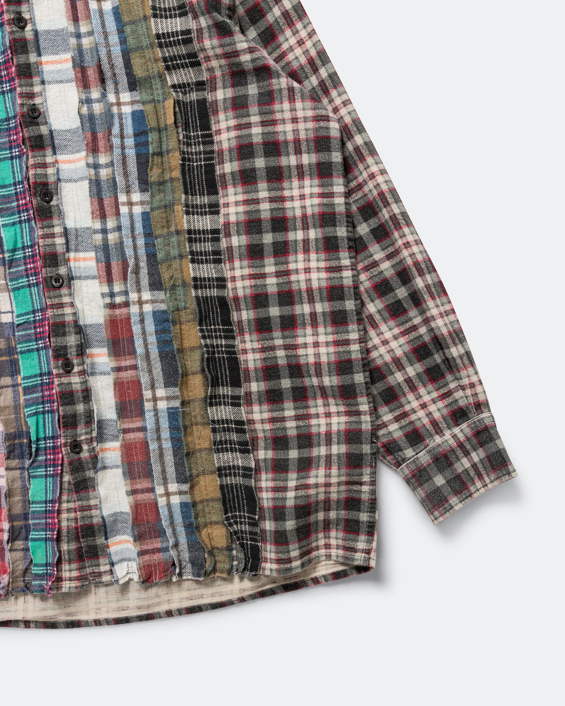 Needles - Rebuild Flannel Ribbon Shirt SS26 - Large #3 - UP THERE