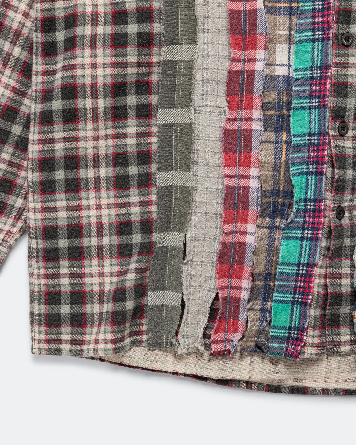Needles - Rebuild Flannel Ribbon Shirt SS26 - Large #3 - UP THERE