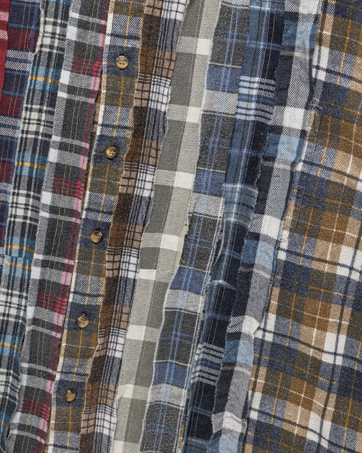 Needles - Rebuild Flannel Ribbon Shirt SS26 - Large #4 - UP THERE