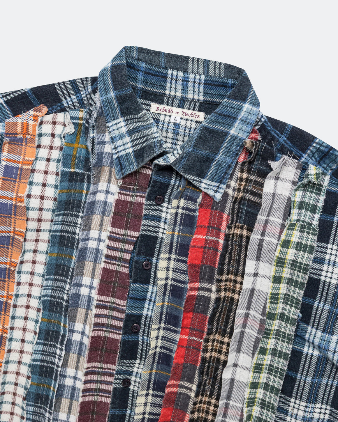 Needles - Rebuild Flannel Ribbon Shirt SS26 - Large #5 - UP THERE