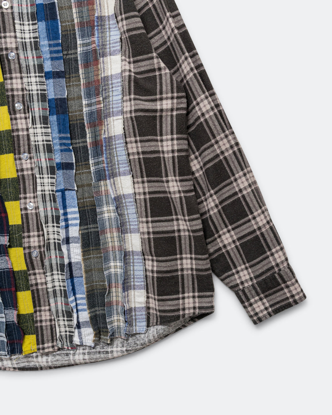 Needles - Rebuild Flannel Ribbon Shirt SS26 - Medium #1 - UP THERE
