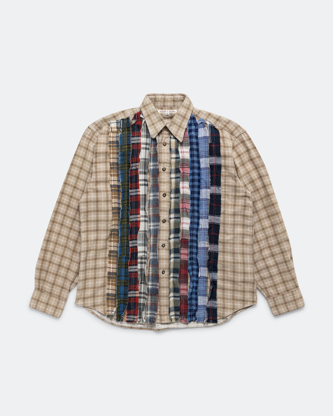 Needles - Rebuild Flannel Ribbon Shirt SS26 - Medium #2 - UP THERE