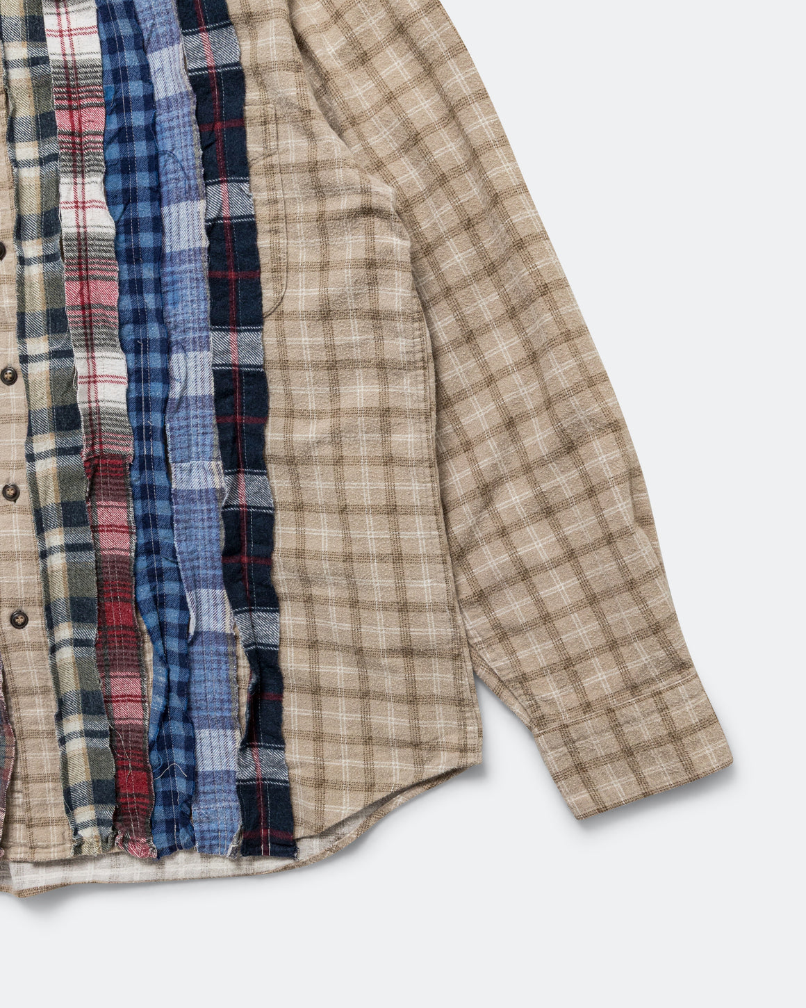 Needles - Rebuild Flannel Ribbon Shirt SS26 - Medium #2 - UP THERE