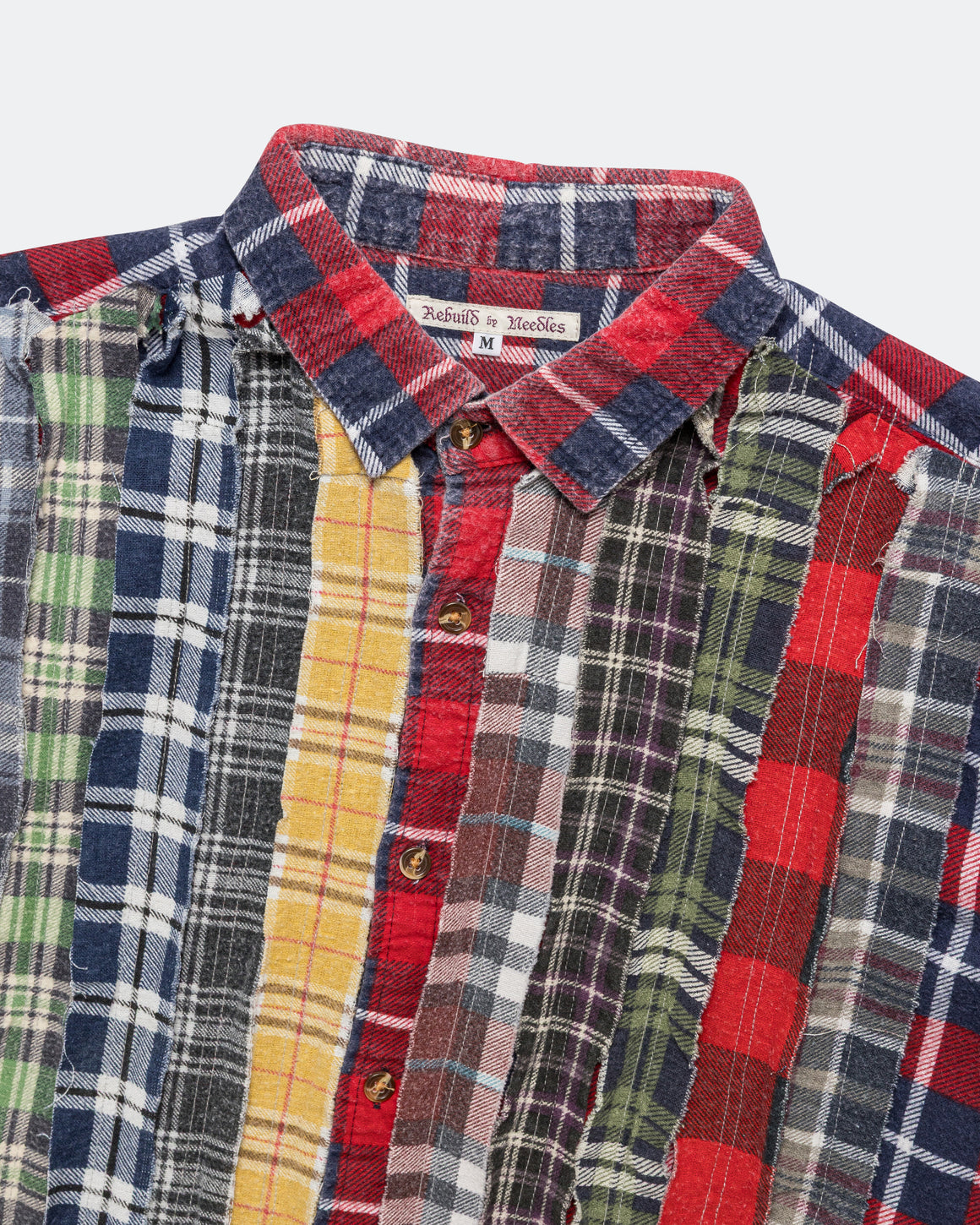 Needles - Rebuild Flannel Ribbon Shirt SS26 - Medium #3 - UP THERE