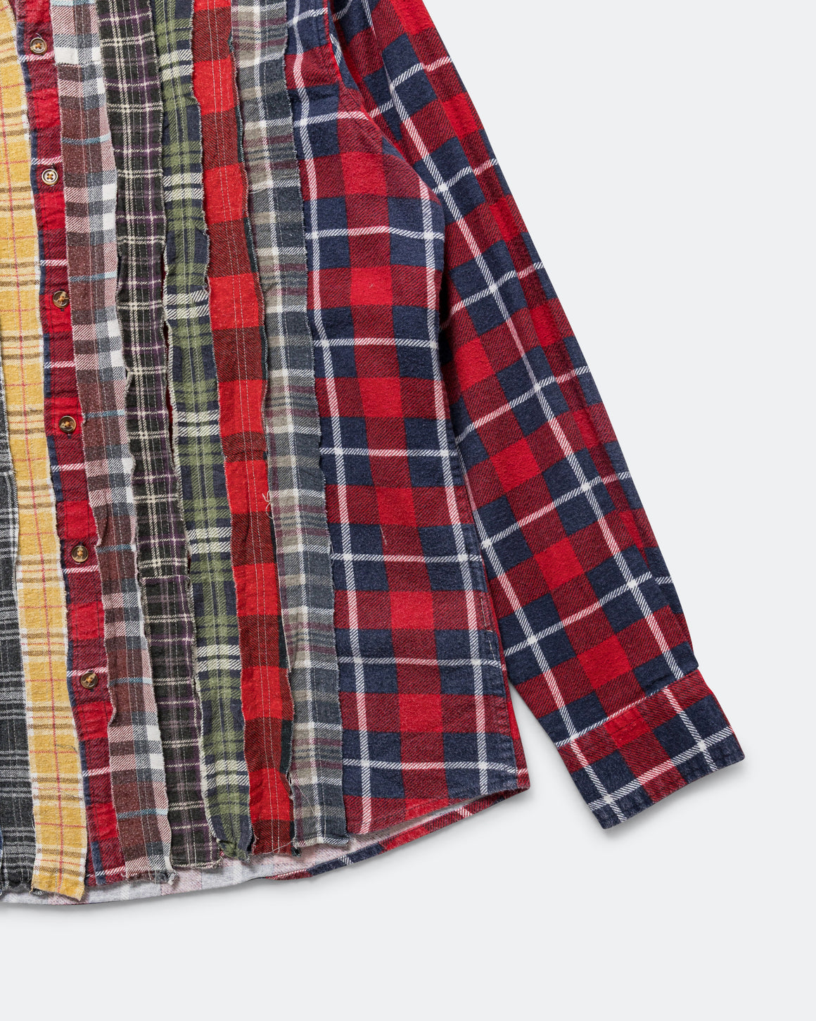 Needles - Rebuild Flannel Ribbon Shirt SS26 - Medium #3 - UP THERE