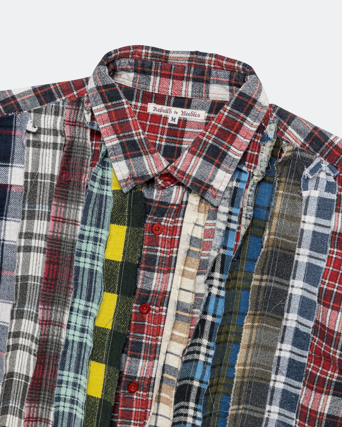 Needles - Rebuild Flannel Ribbon Shirt SS26 - Medium #4 - UP THERE