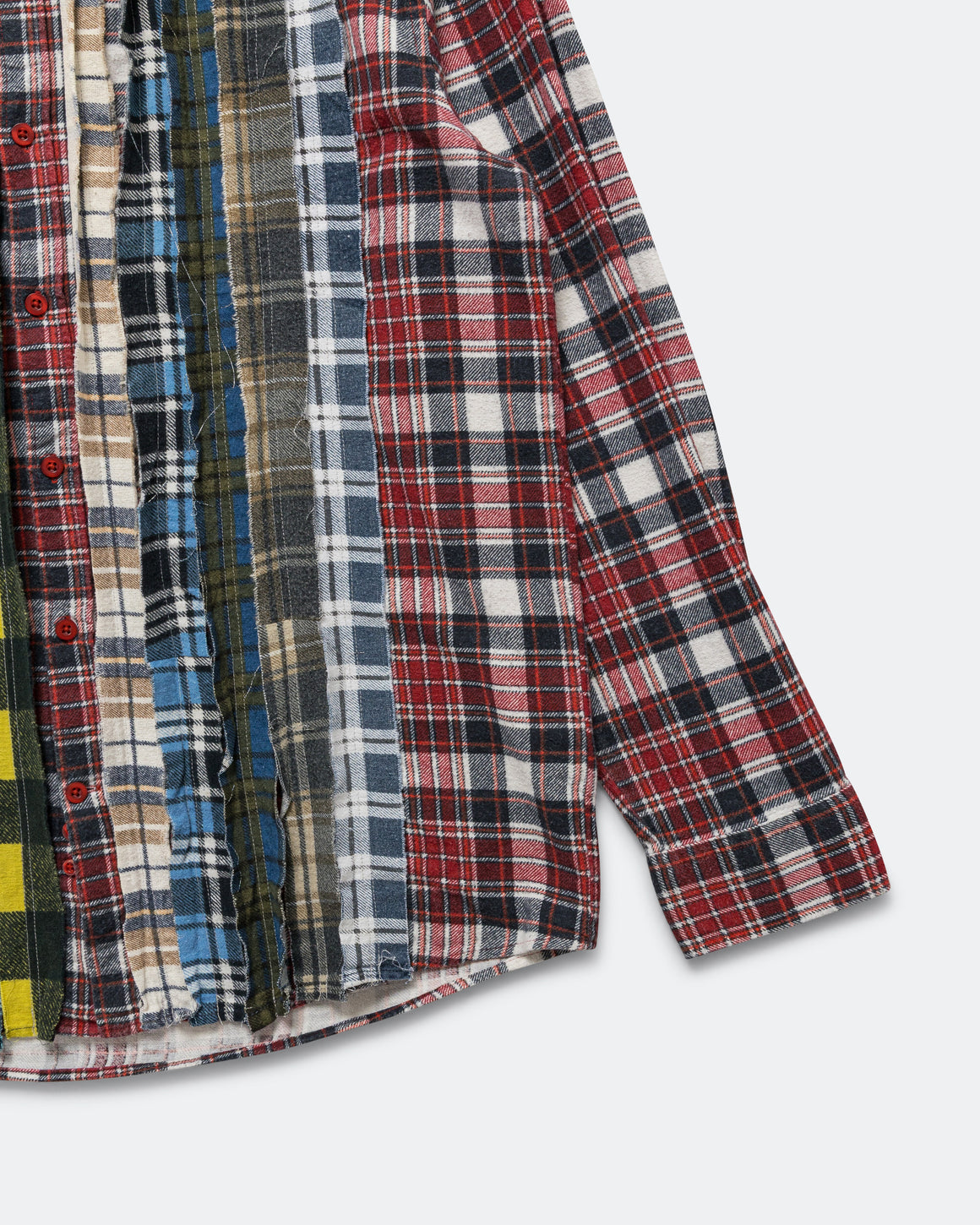 Needles - Rebuild Flannel Ribbon Shirt SS26 - Medium #4 - UP THERE