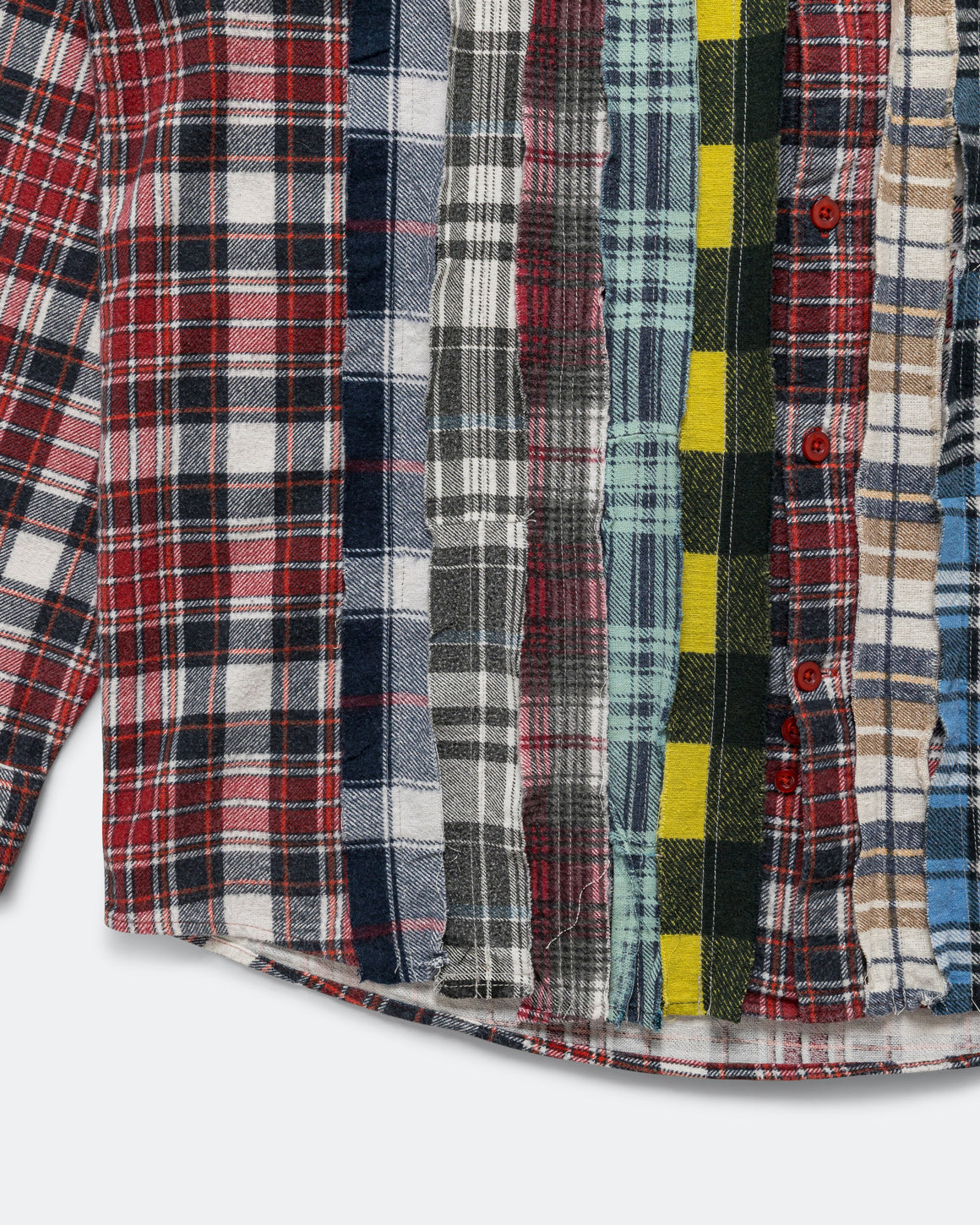 Needles - Rebuild Flannel Ribbon Shirt SS26 - Medium #4 - UP THERE