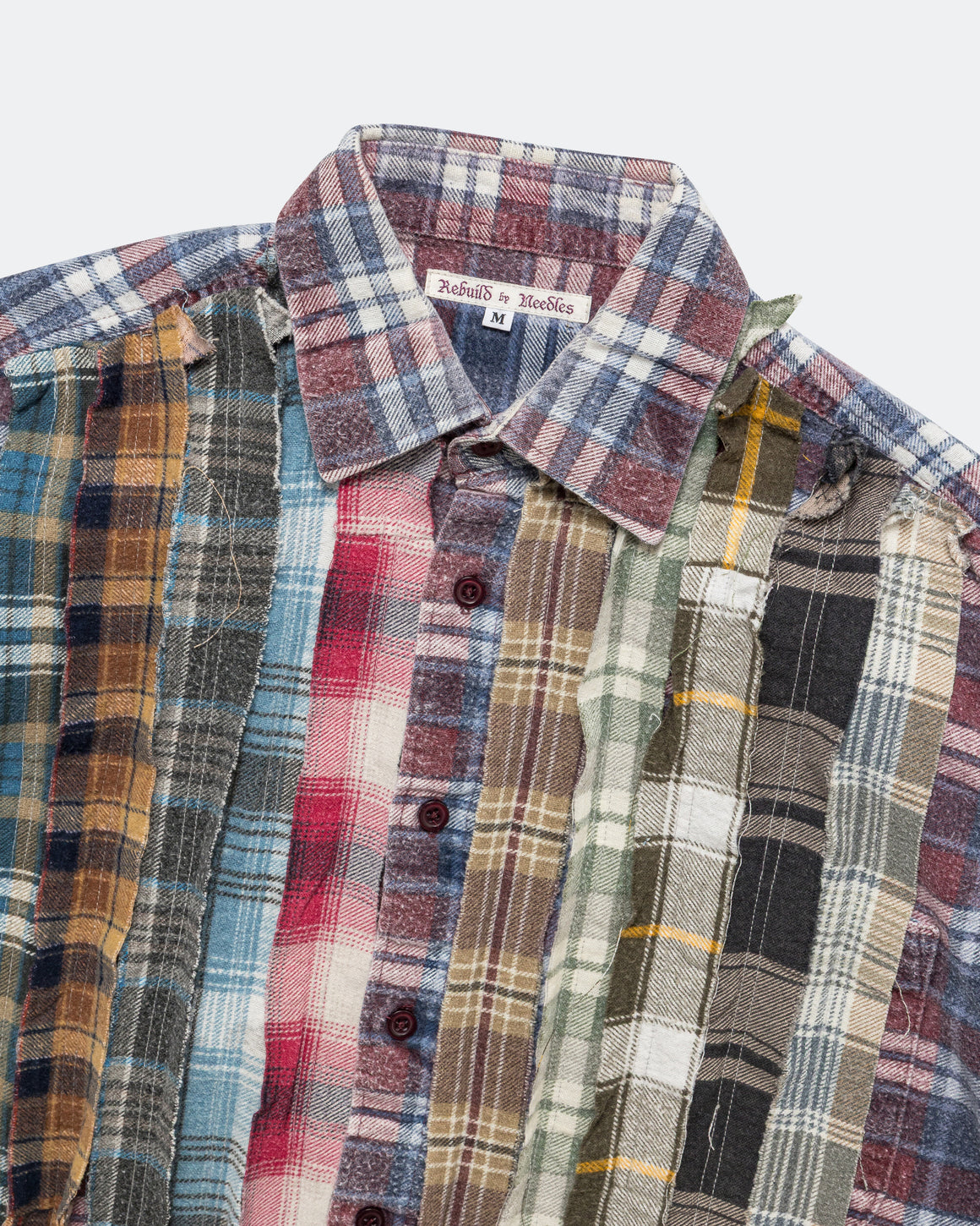 Needles - Rebuild Flannel Ribbon Shirt SS26 - Medium #5 - UP THERE
