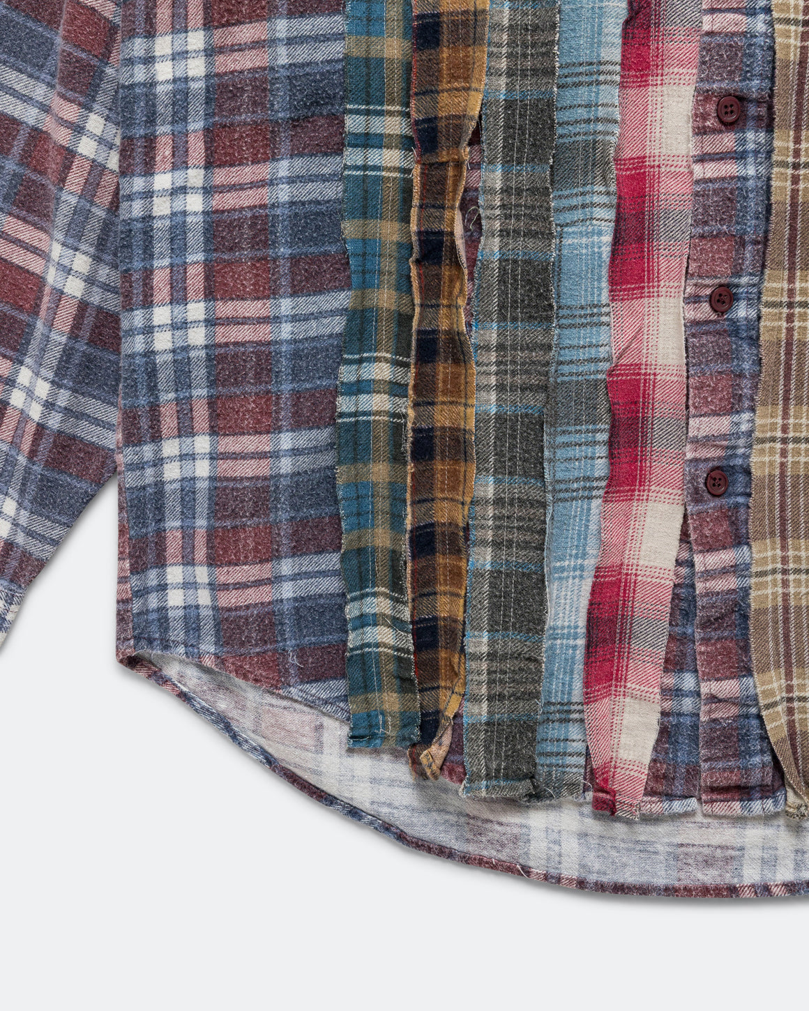 Needles - Rebuild Flannel Ribbon Shirt SS26 - Medium #5 - UP THERE