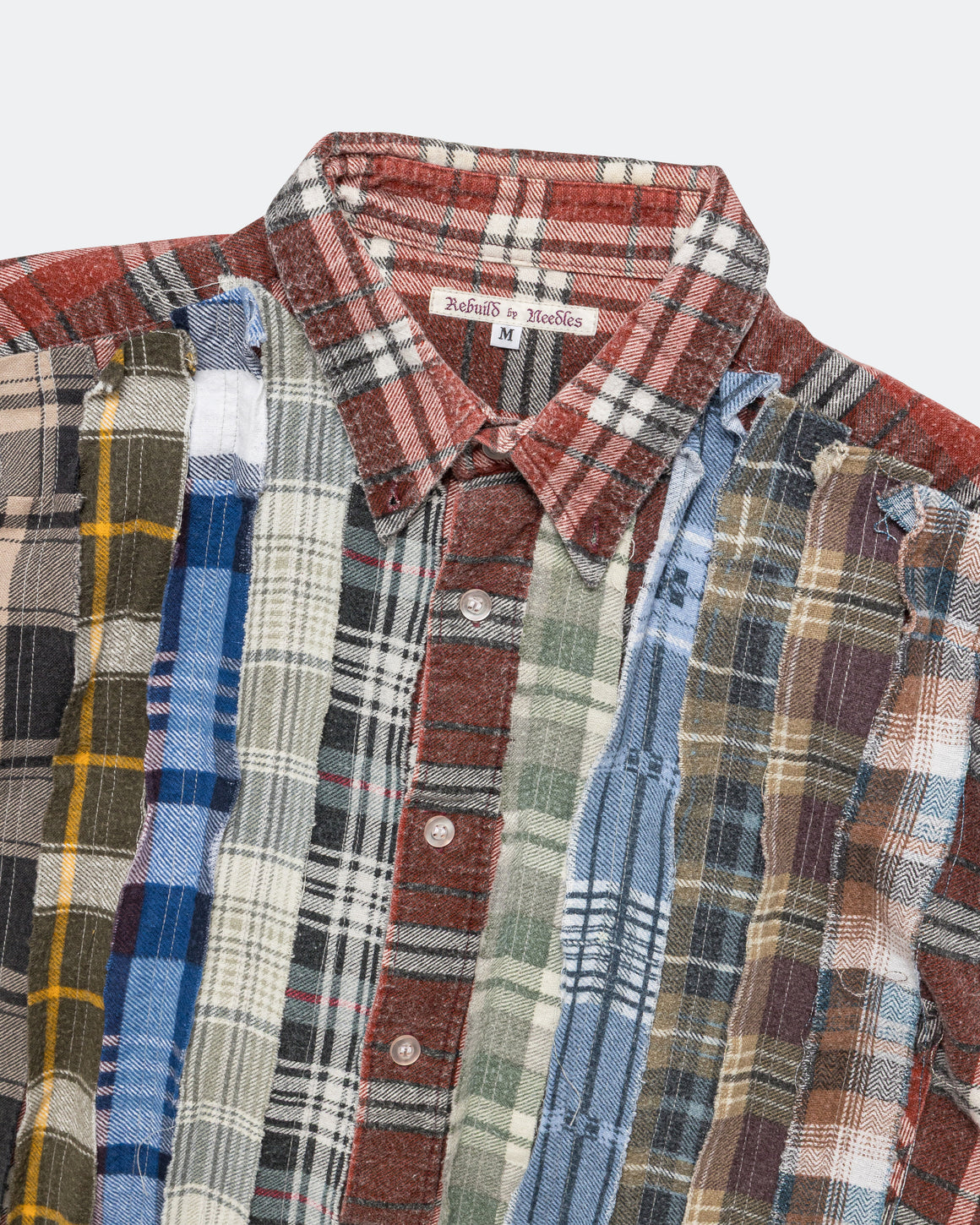 Needles - Rebuild Flannel Ribbon Shirt SS26 - Medium #6 - UP THERE