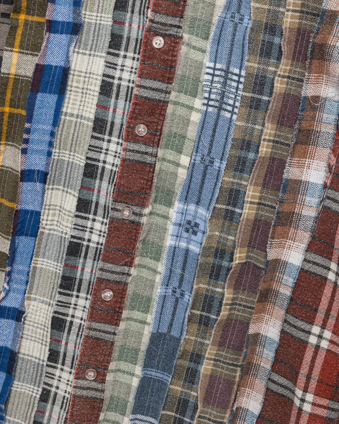 Needles - Rebuild Flannel Ribbon Shirt SS26 - Medium #6 - UP THERE