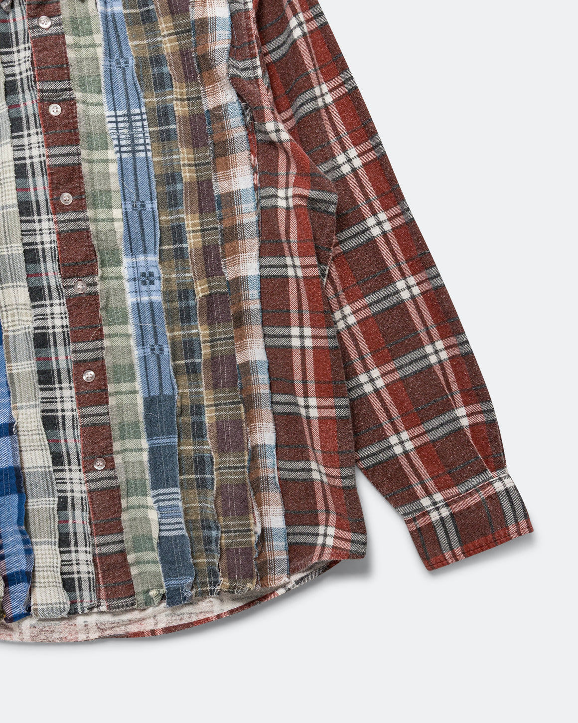 Needles - Rebuild Flannel Ribbon Shirt SS26 - Medium #6 - UP THERE