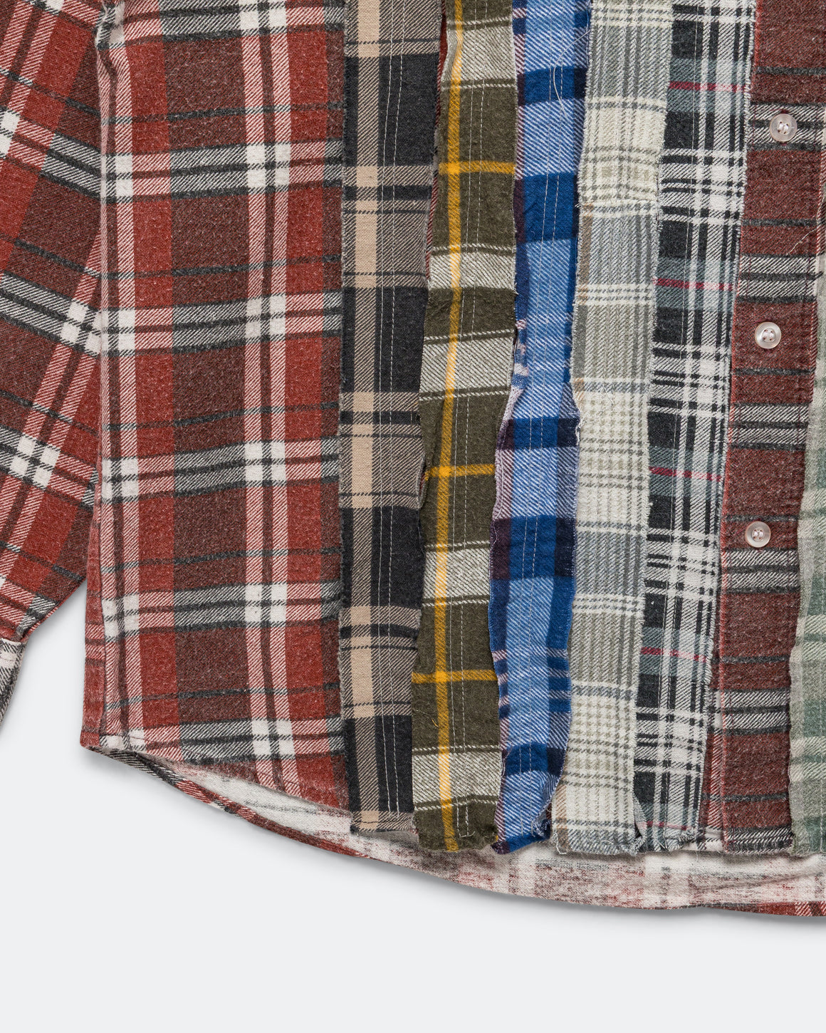 Needles - Rebuild Flannel Ribbon Shirt SS26 - Medium #6 - UP THERE