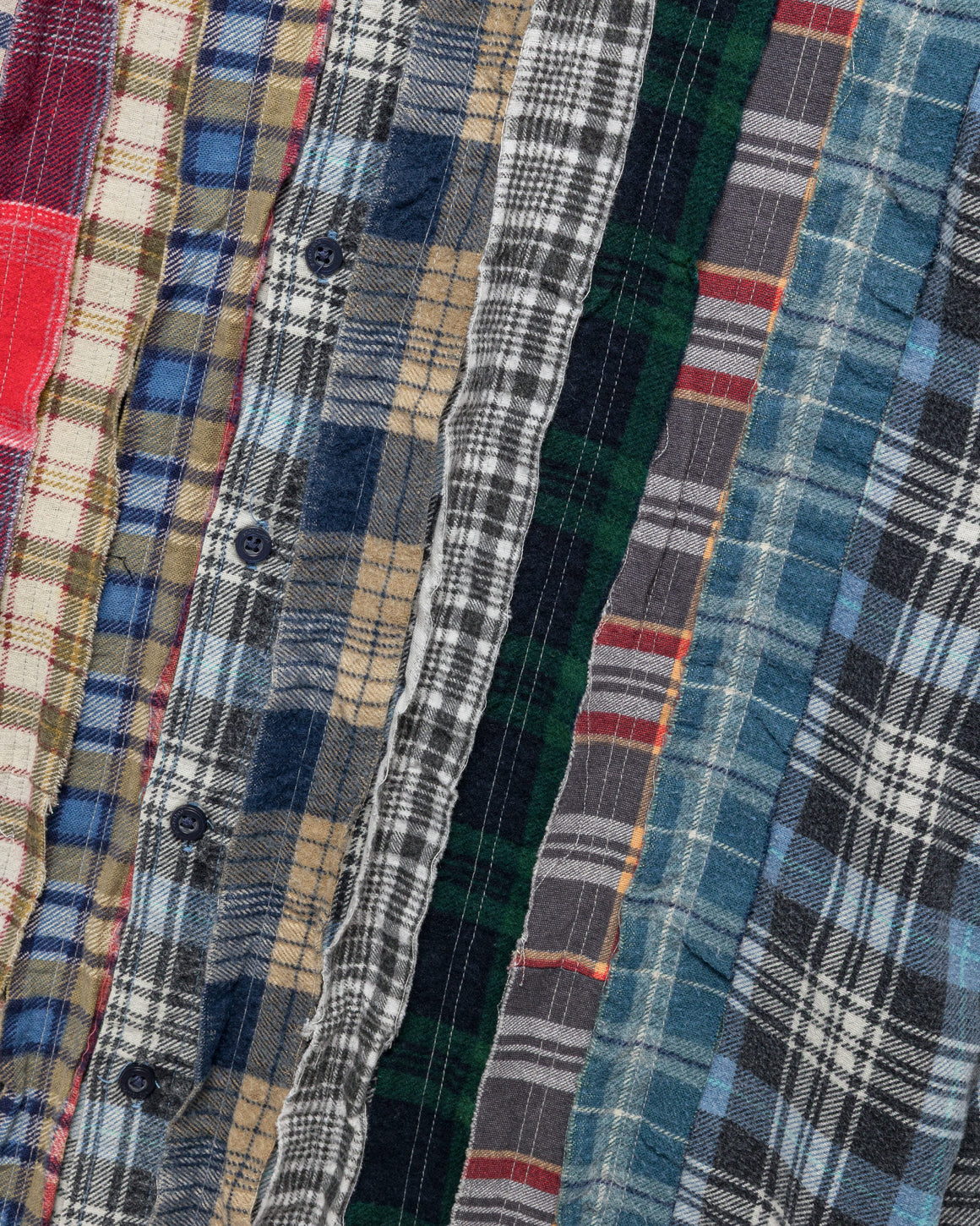 Needles - Rebuild Flannel Ribbon Shirt SS26 - Small #1 - UP THERE