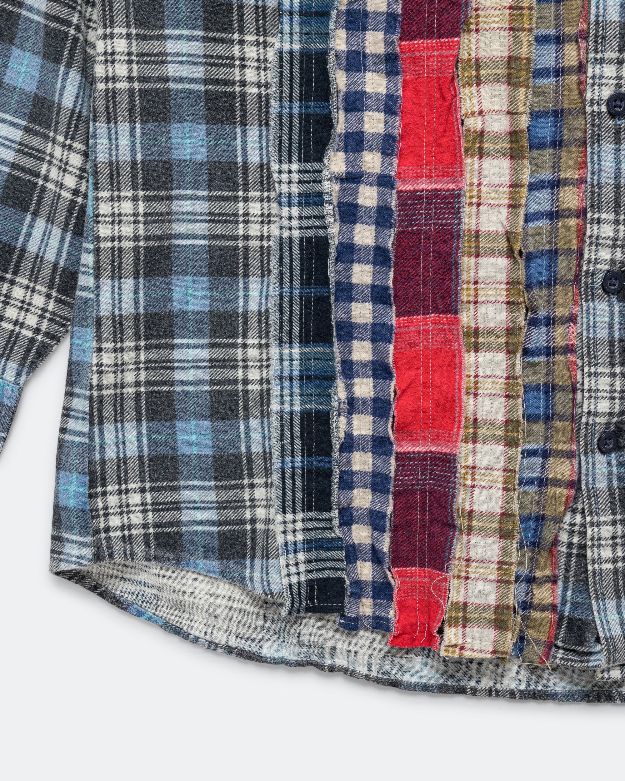 Needles - Rebuild Flannel Ribbon Shirt SS26 - Small #1 | UP THERE