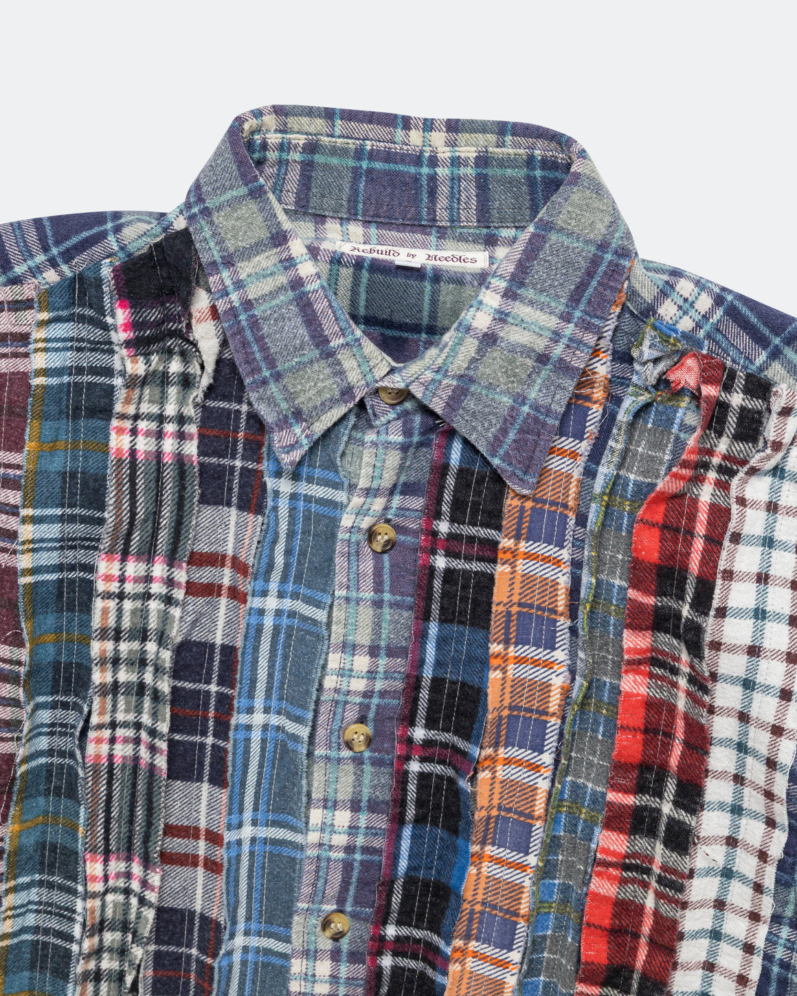 Needles - Rebuild Flannel Ribbon Shirt SS26 - Small #2 - UP THERE