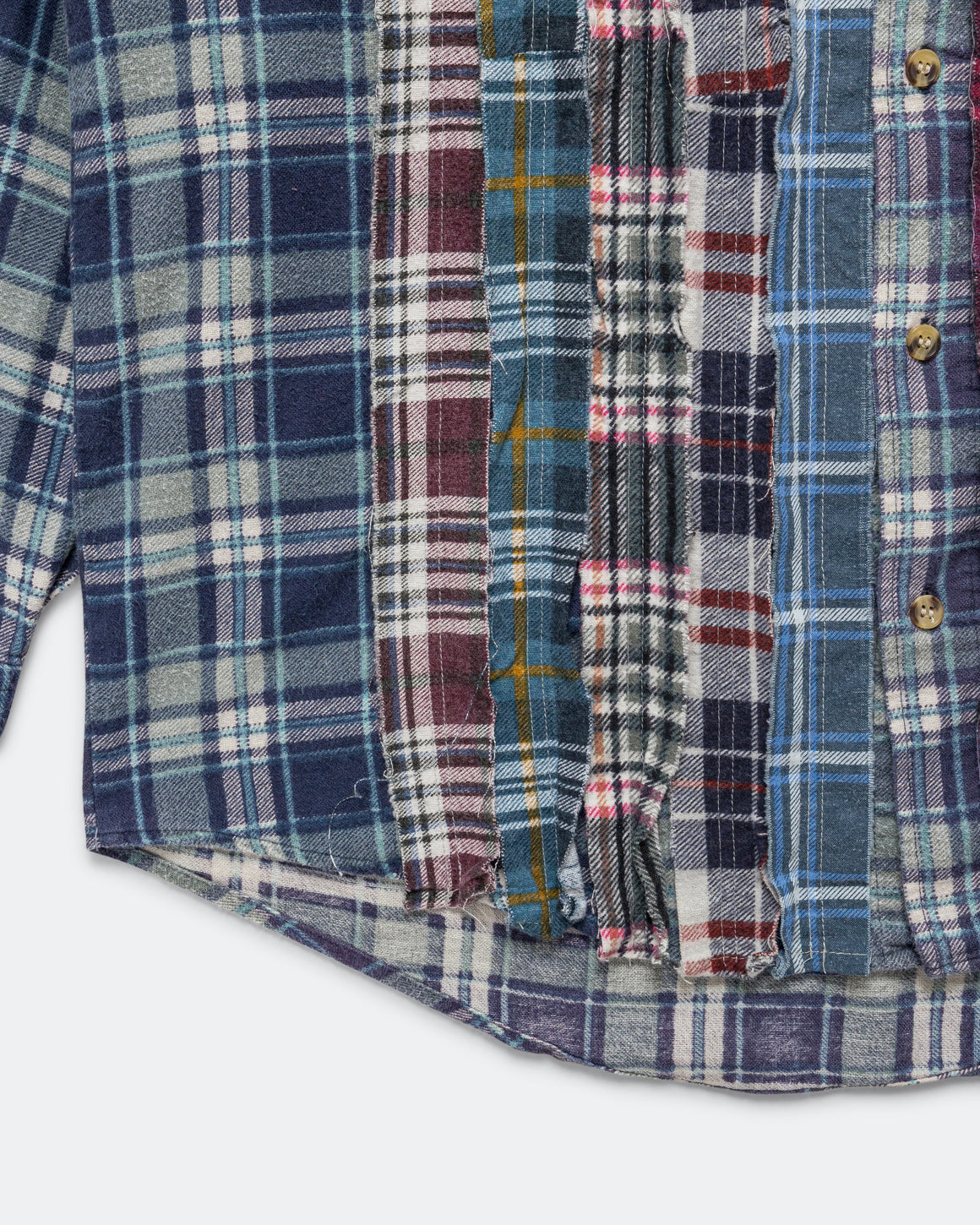 Needles - Rebuild Flannel Ribbon Shirt SS26 - Small #2 - UP THERE