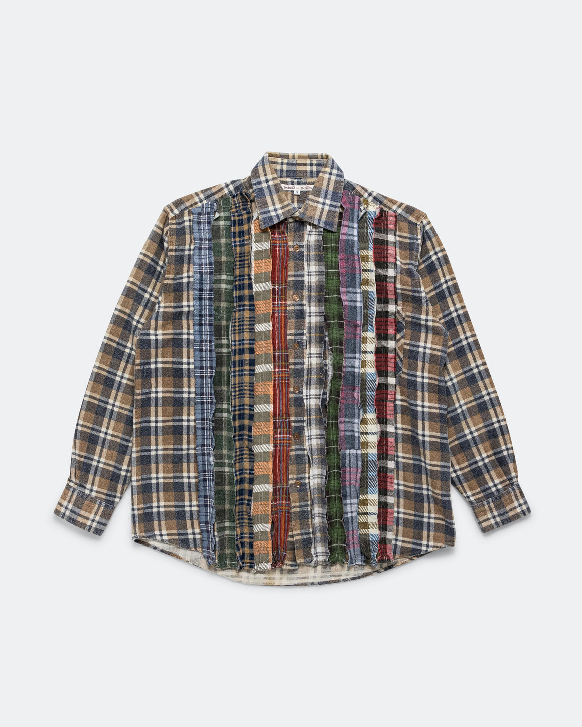 Needles - Rebuild Flannel Ribbon Shirt SS26 - Small #3 - UP THERE