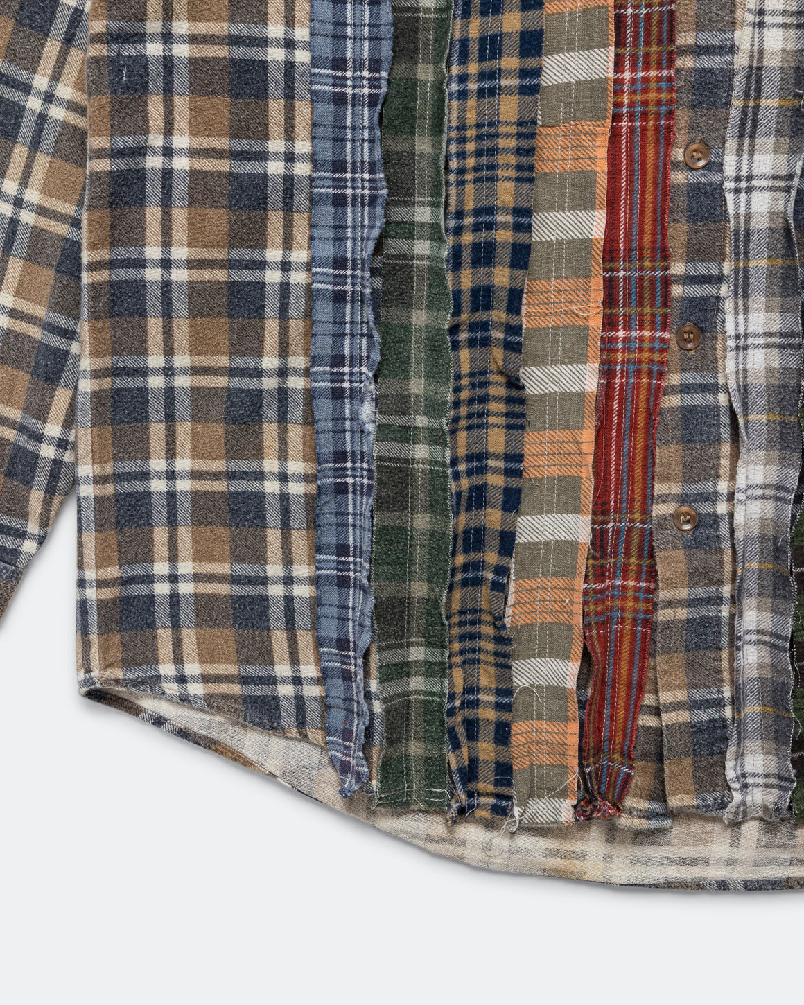 Needles - Rebuild Flannel Ribbon Shirt SS26 - Small #3 - UP THERE