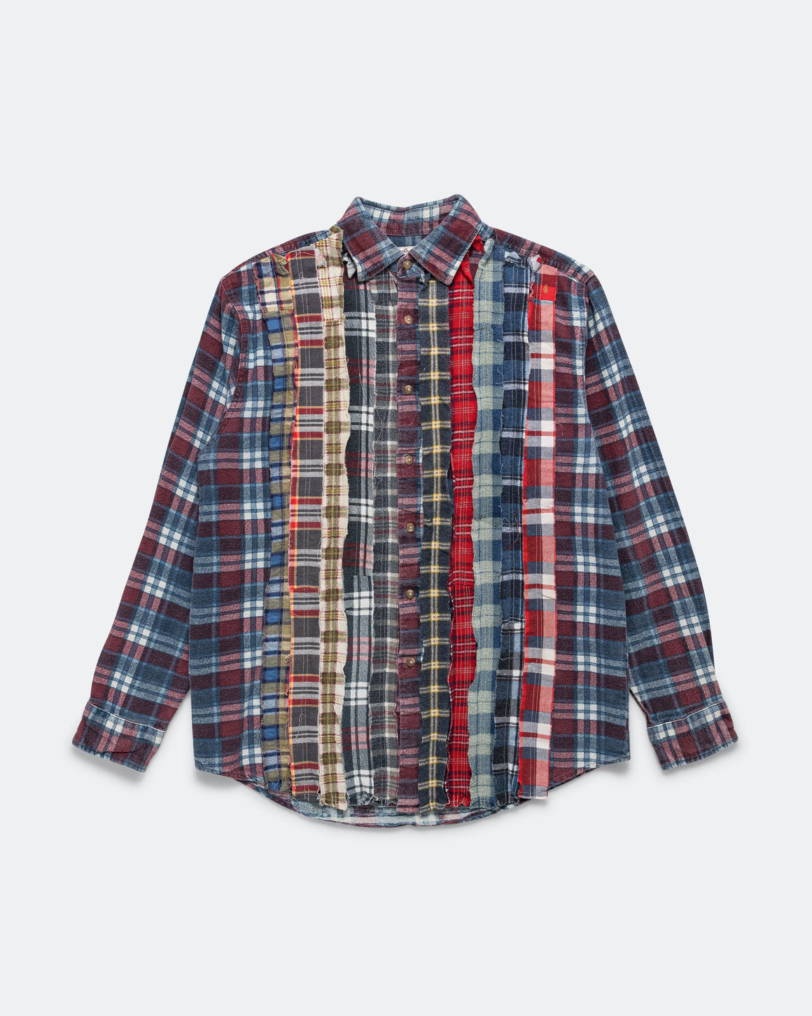 Needles - Rebuild Flannel Ribbon Shirt SS26 - Small #4 - UP THERE