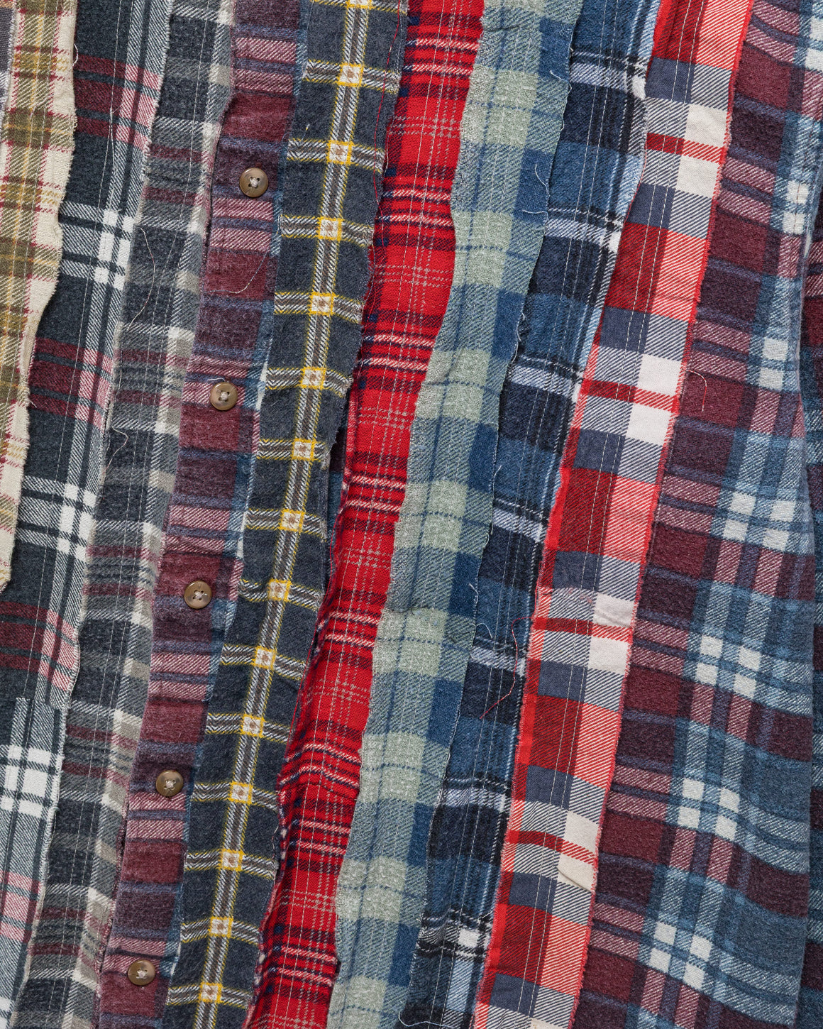 Needles - Rebuild Flannel Ribbon Shirt SS26 - Small #4 - UP THERE