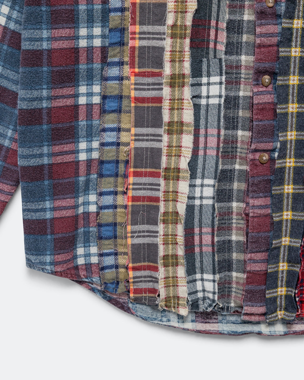 Needles - Rebuild Flannel Ribbon Shirt SS26 - Small #4 - UP THERE