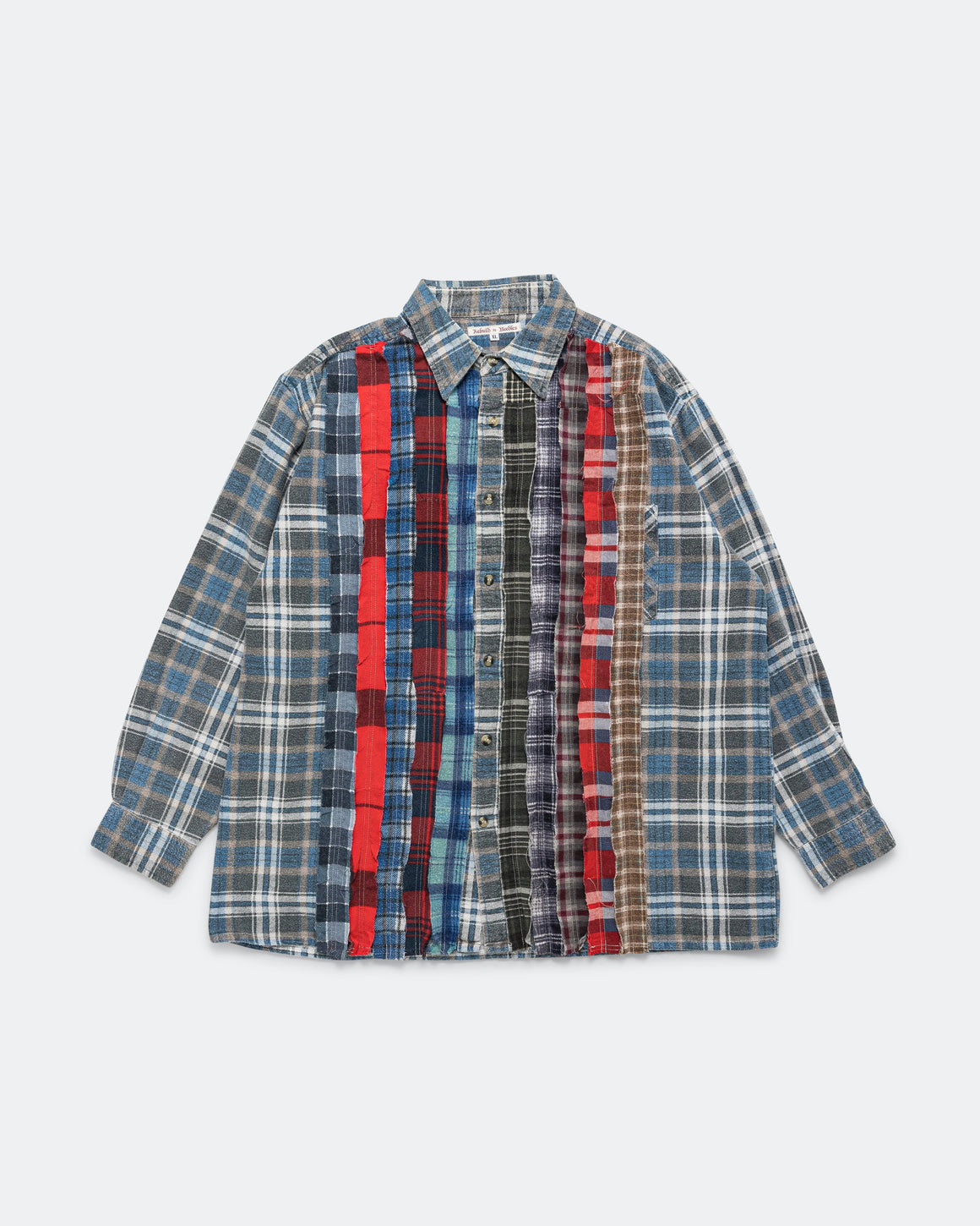 Needles - Rebuild Flannel Ribbon Shirt SS26 - X-Large #1 - UP THERE
