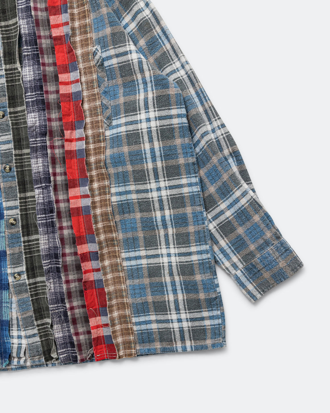 Needles - Rebuild Flannel Ribbon Shirt SS26 - X-Large #1 - UP THERE