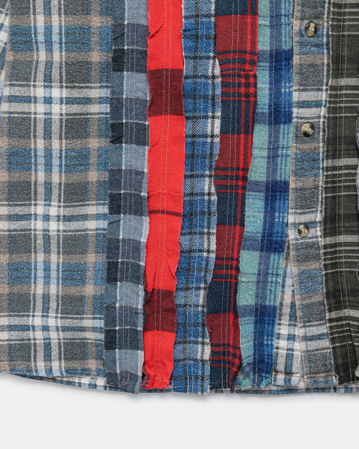 Needles - Rebuild Flannel Ribbon Shirt SS26 - X-Large #1 - UP THERE
