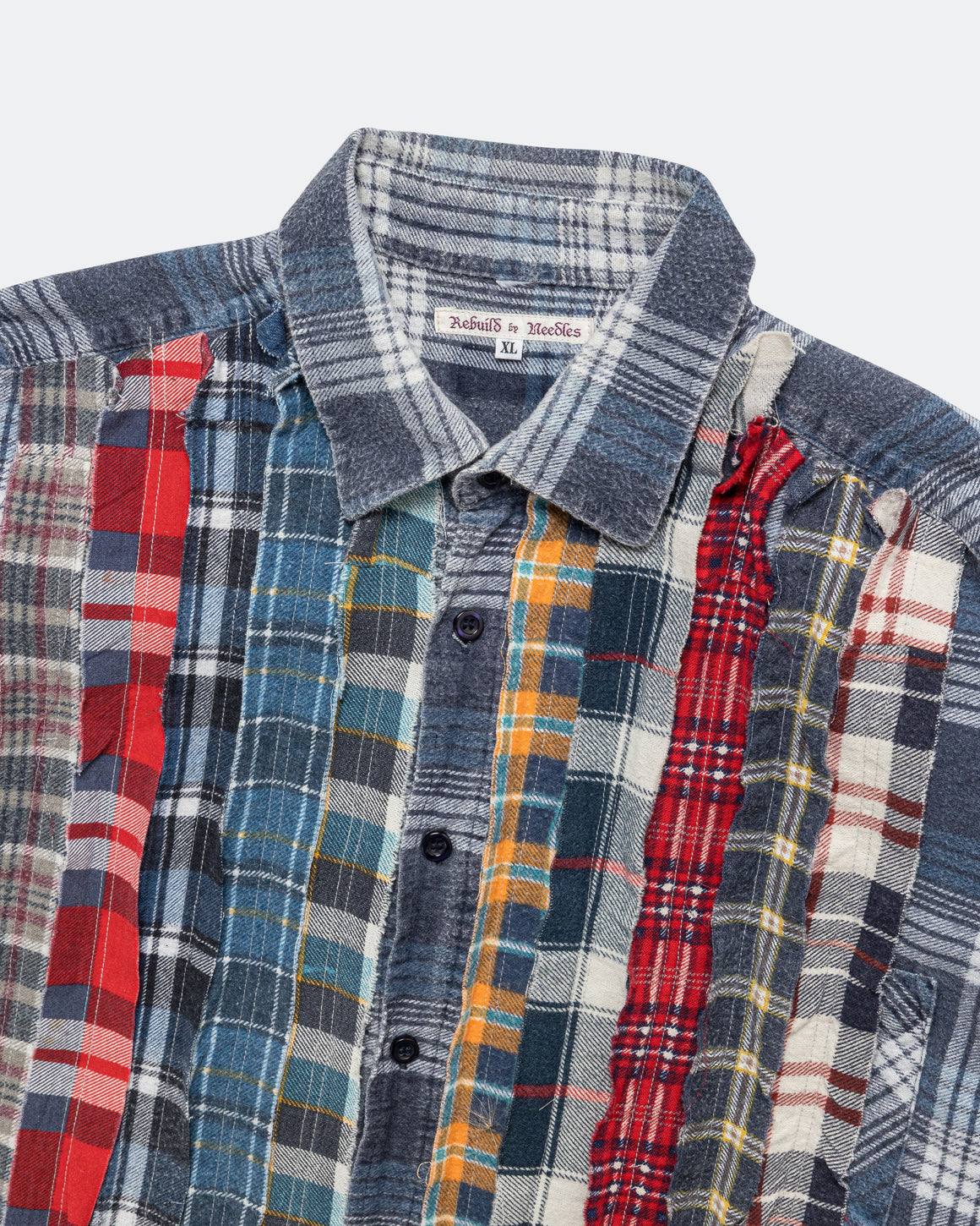 Needles - Rebuild Flannel Ribbon Shirt SS26 - X-Large #2 - UP THERE