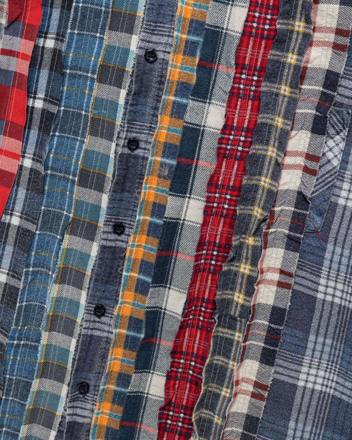 Needles - Rebuild Flannel Ribbon Shirt SS26 - X-Large #2 - UP THERE