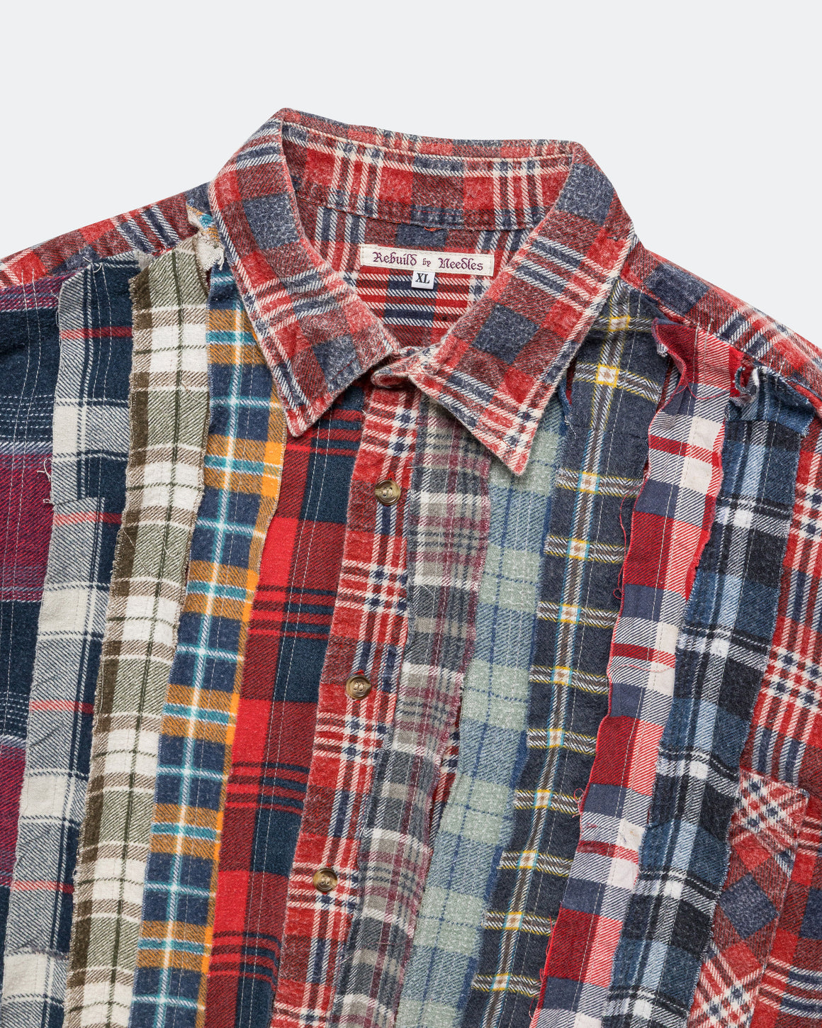 Needles - Rebuild Flannel Ribbon Shirt SS26 - X-Large #3 - UP THERE
