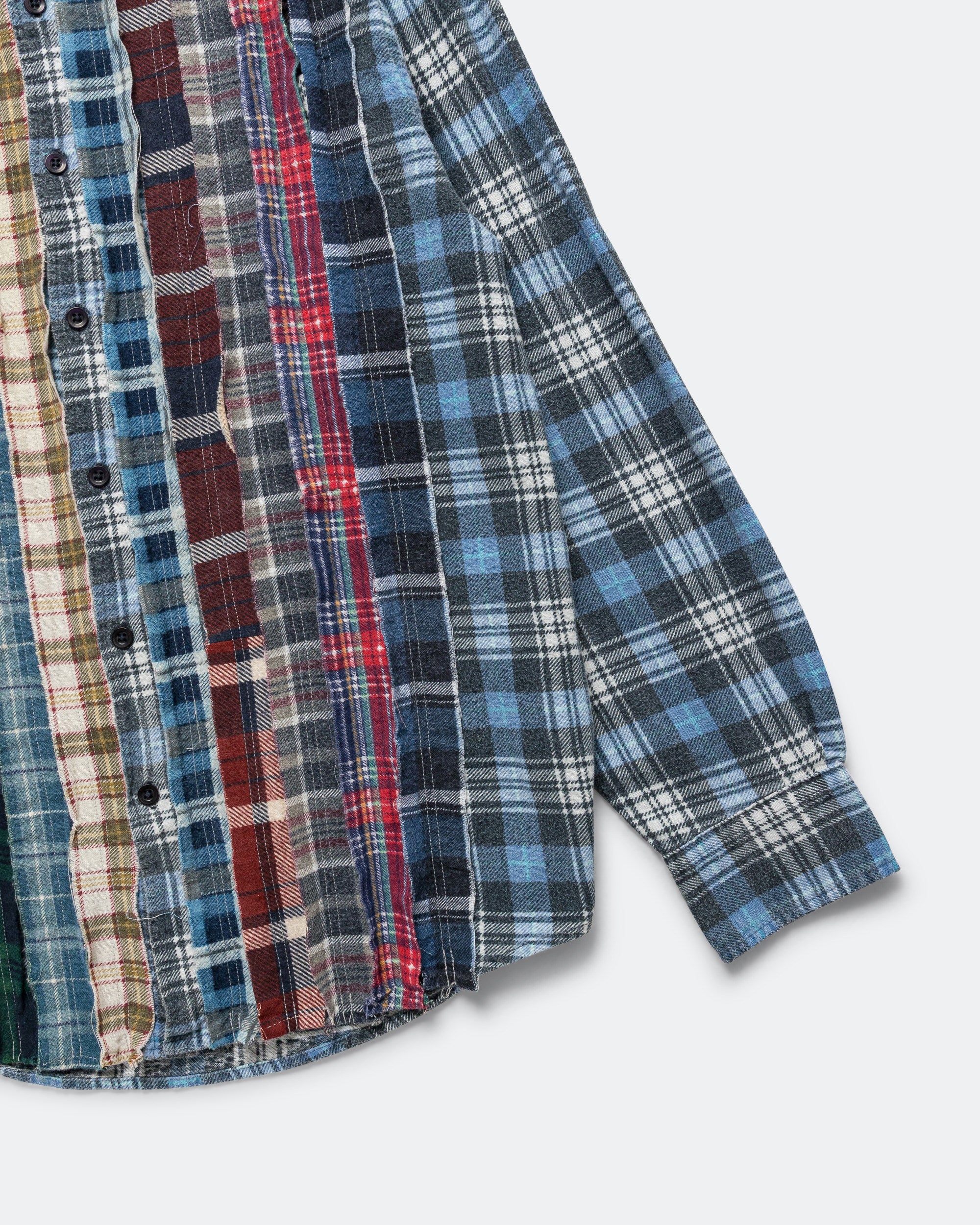 Needles - Rebuild Flannel Ribbon Shirt SS26 - X-Small #1 | UP THERE