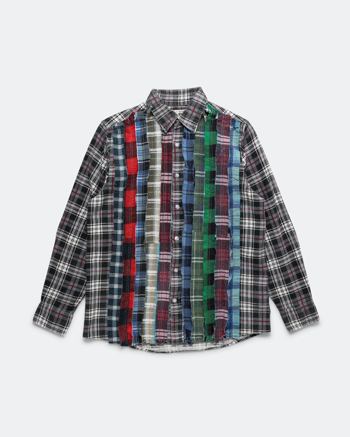 Needles - Rebuild Flannel Ribbon Shirt SS26 - X-Small #2 - UP THERE