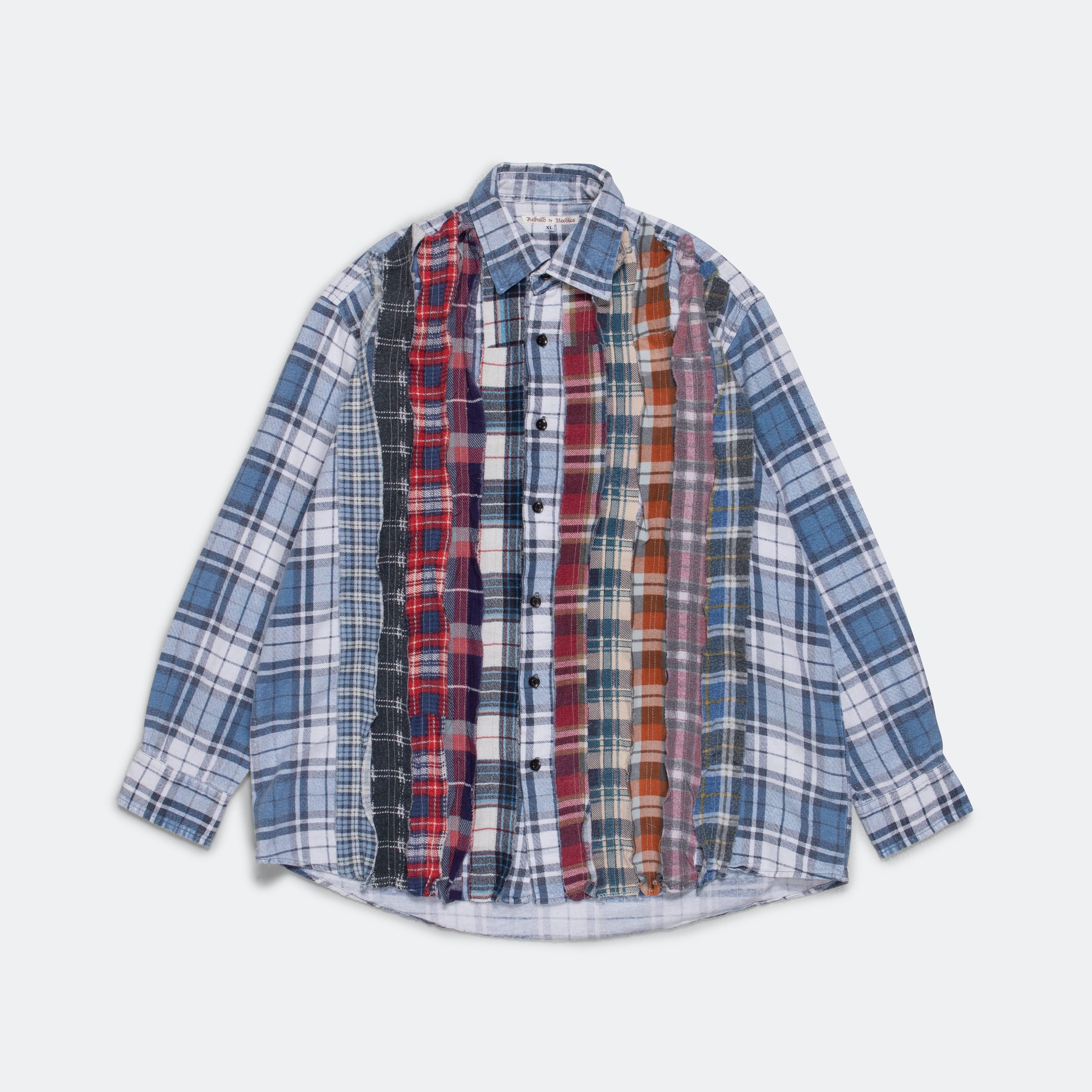 Needles Rebuild Flannel Shirt - Ribbon X-Large #1 | UP THERE