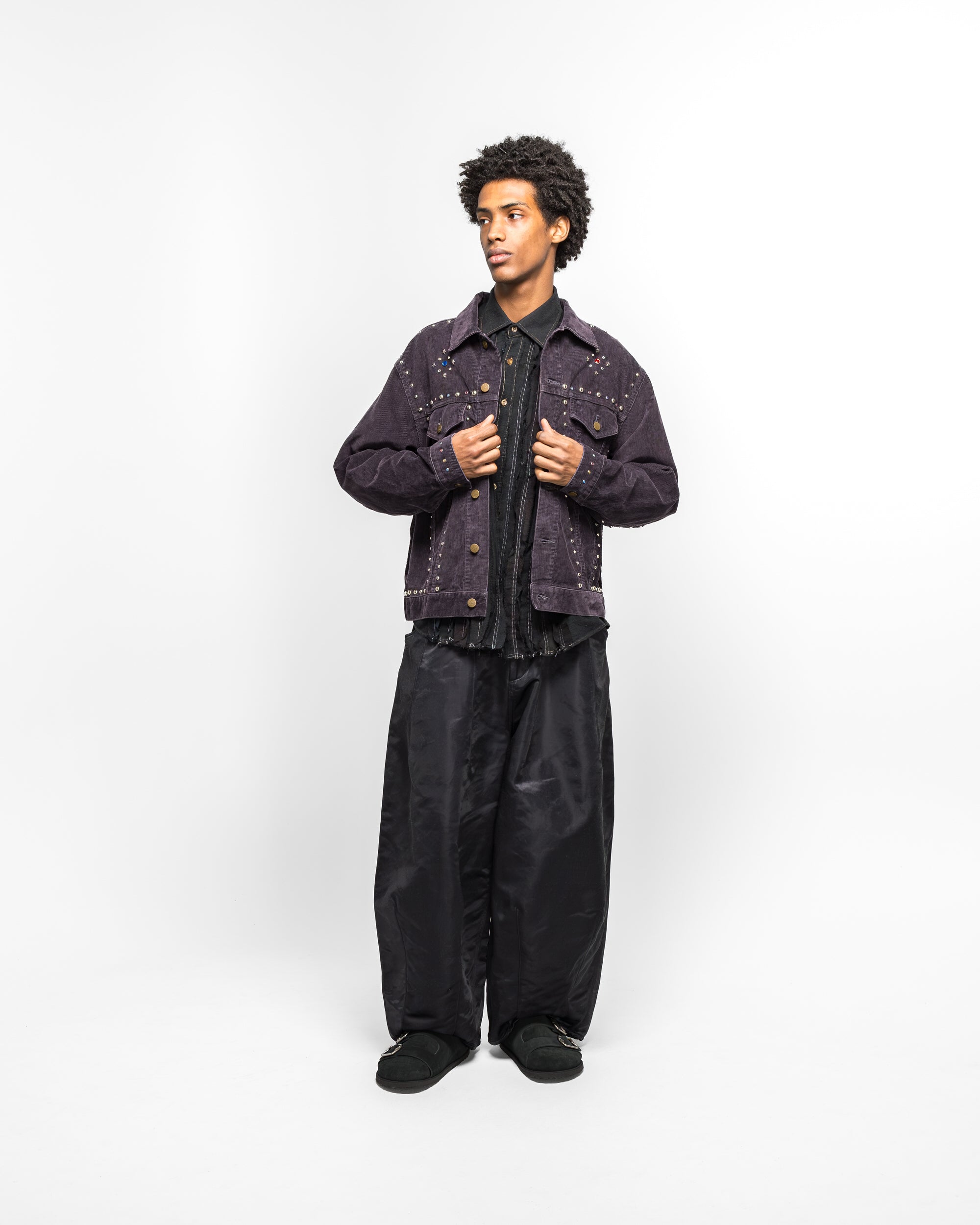 y*a様 NEEDLES STUDDED JEAN JACKET 2025 FALL WINTER COLLECTION〉 [Needles] Studded Jean Jacket - 14W